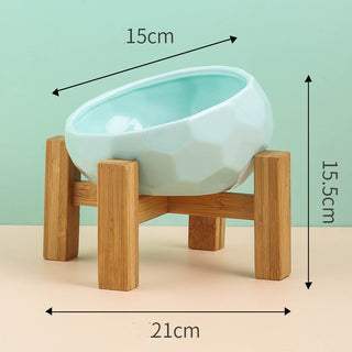 Pet Ceramic Bowl - Oblique Mouth