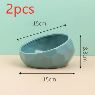 Pet Ceramic Bowl - Oblique Mouth